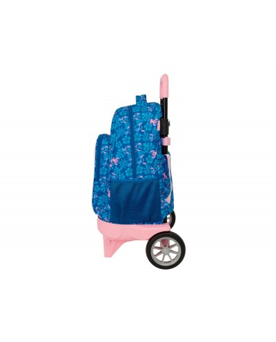Mochila grande con ruedas compact evolution extraible safta stitch lilo 450x330x220 mm