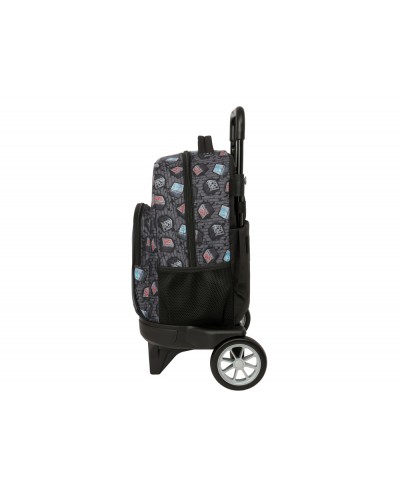 Mochila grande con ruedas compact evolution extraible safta minecraft grafitti 450x330x220 mm