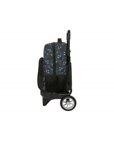 Mochila grande con ruedas compact evolution extraible safta minecraft screen 450x330x220 mm