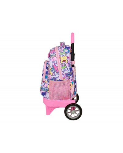 Mochila grande con ruedas compact evolution extraible safta hello kitty friends 450x330x220 mm