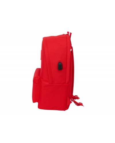 Mochila doble para portatil 156 usb safta sevilla fc 440x310x180 mm