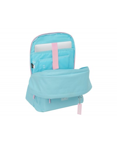 Mochila doble para portatil 156 usb safta munich sky 440x310x180 mm