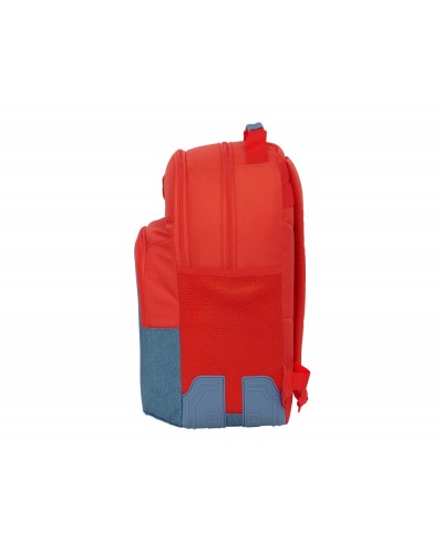 Mochila doble con cantoneras adaptable a carro safta super mario 420x320x150 mm