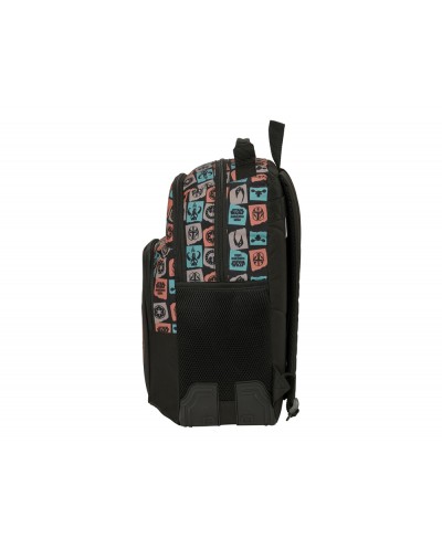 Mochila doble con cantoneras adaptable a carro safta mandalorian grogu 420x320x150 mm