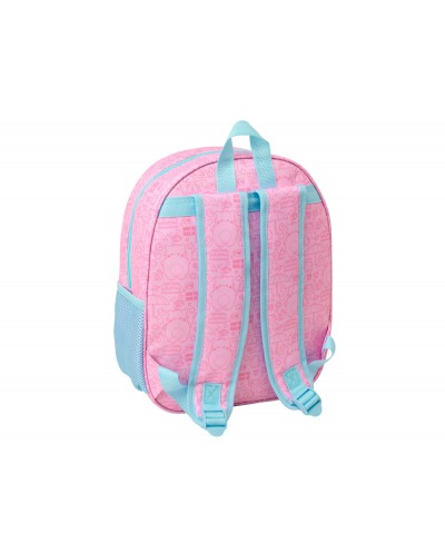 Mochila safta 3d pembe 330x270x100 mm