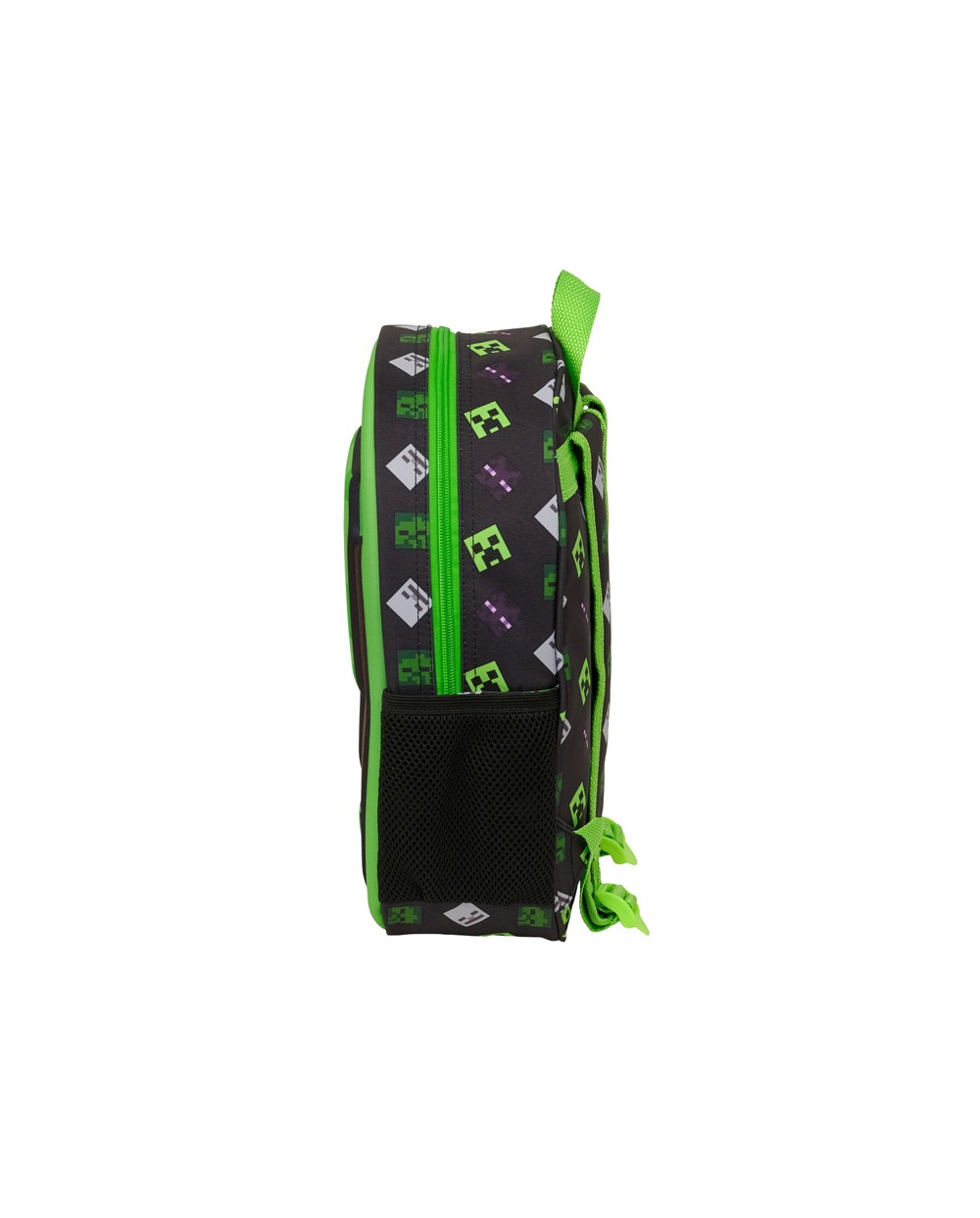 Mochila safta 3d minecraft 330x270x100 mm