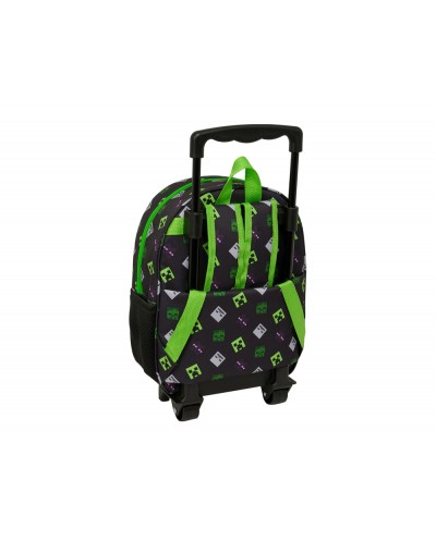 Mochila safta 3d con ruedas minecraft 120x210x20 mm