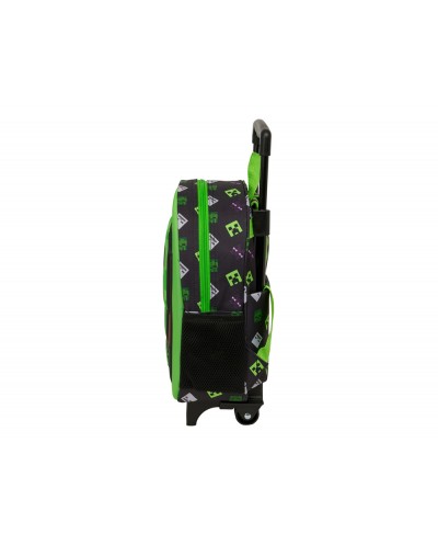Mochila safta 3d con ruedas minecraft 120x210x20 mm