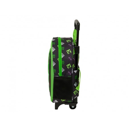 Mochila safta 3d con ruedas minecraft 120x210x20 mm