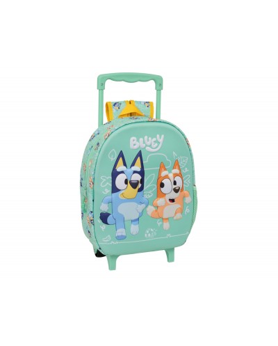 Mochila safta 3d con ruedas bluey 120x210x20 mm