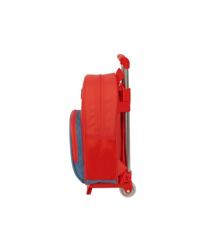 Mochila safta 609 con carro 705 super mario 340x280x100 mm