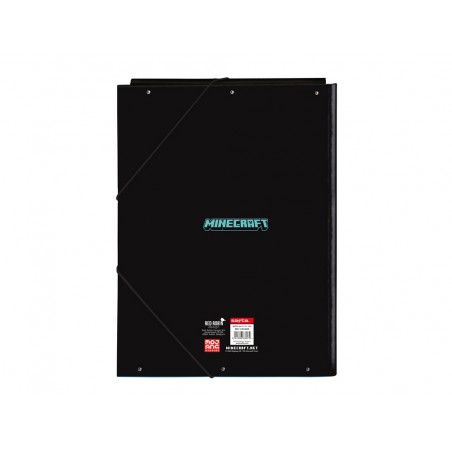 Carpeta carton folio gomas solapas minecraft screen