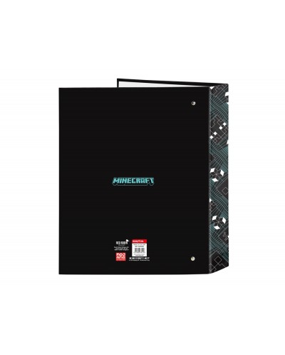 Carpeta carton folio 4 anillas safta lomo ancho minecraft screen