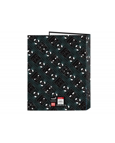 Carpeta carton folio 4 anillas mixtas safta minecraft screen