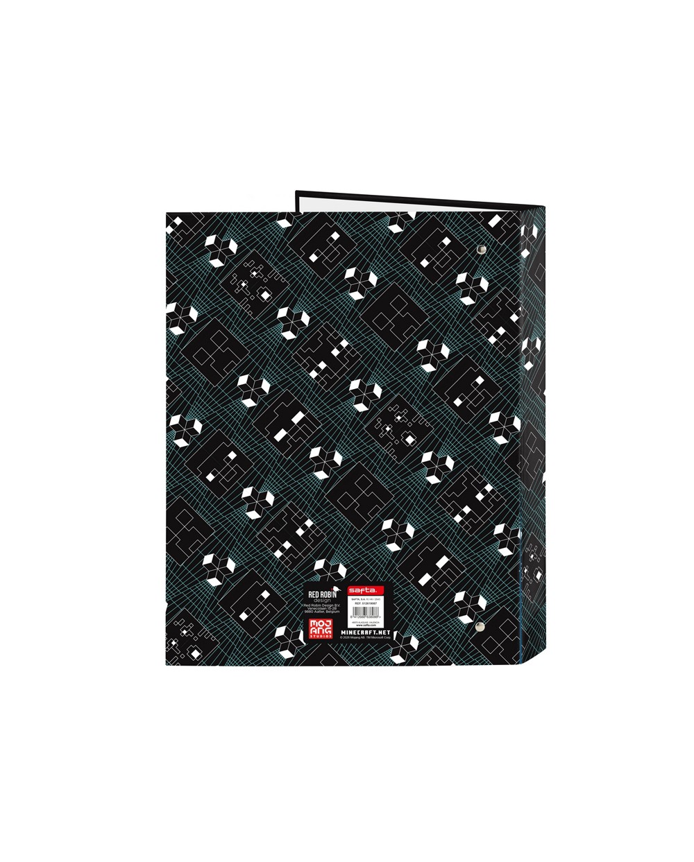 Carpeta carton folio 4 anillas mixtas safta minecraft screen