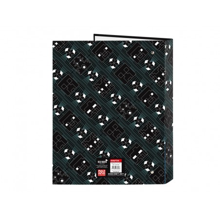 Carpeta carton folio 4 anillas mixtas safta minecraft screen