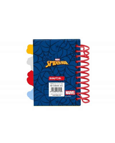 Bloc de notas safta a7 spiderman stationery