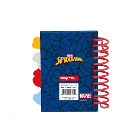 Bloc de notas safta a7 spiderman stationery