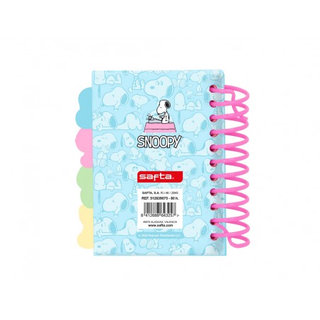 Bloc de notas safta a7 snoopy stationery