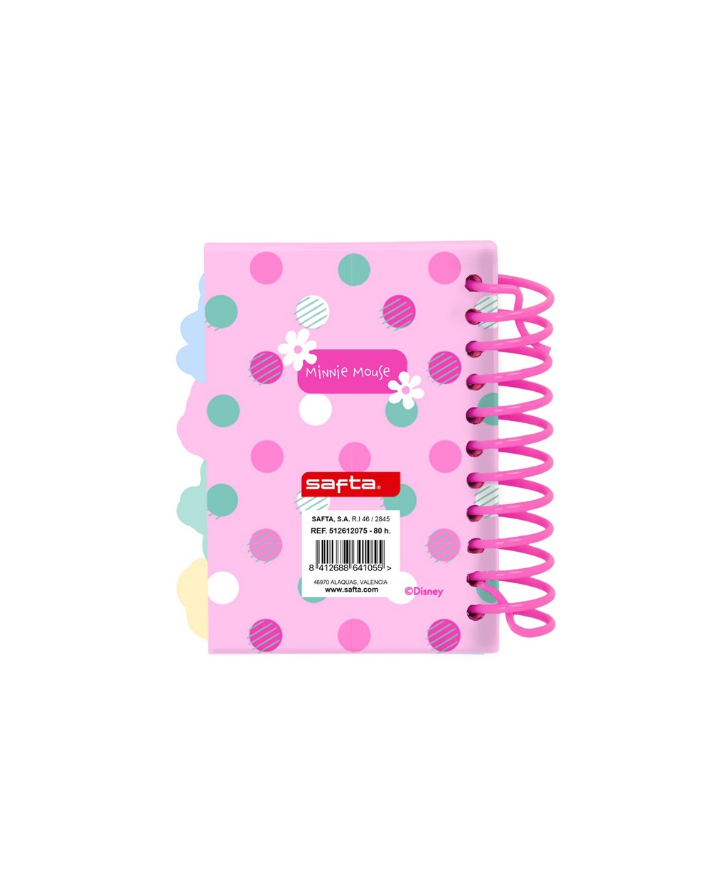 Bloc de notas safta a7 minnie mouse stationery