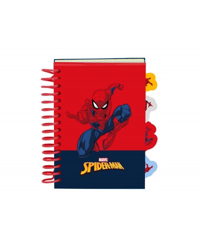 Bloc de notas safta a6 spiderman stationery