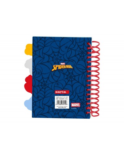 Bloc de notas safta a6 spiderman stationery