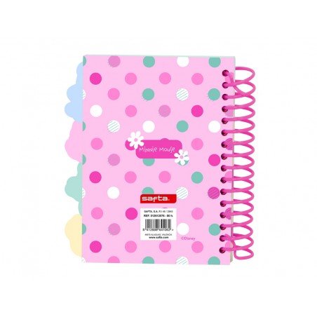 Bloc de notas safta a6 minnie mouse stationery