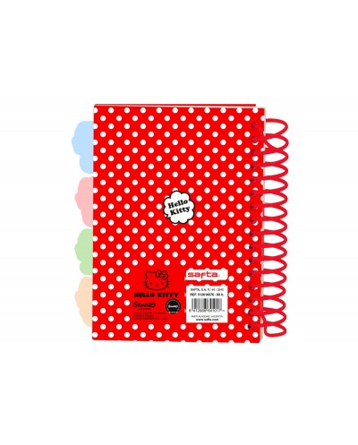 Bloc de notas safta a6 hello kitty stationery