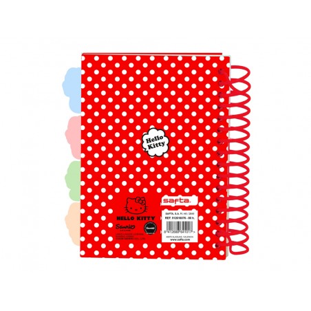Bloc de notas safta a6 hello kitty stationery
