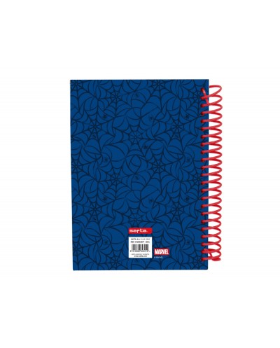 Bloc de notas safta a5 spiderman stationery