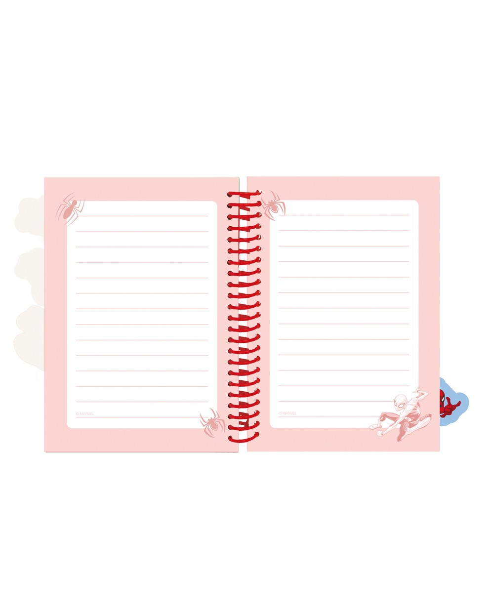 Bloc de notas safta a5 spiderman stationery