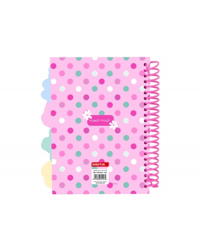 Bloc de notas safta a5 minnie mouse stationery