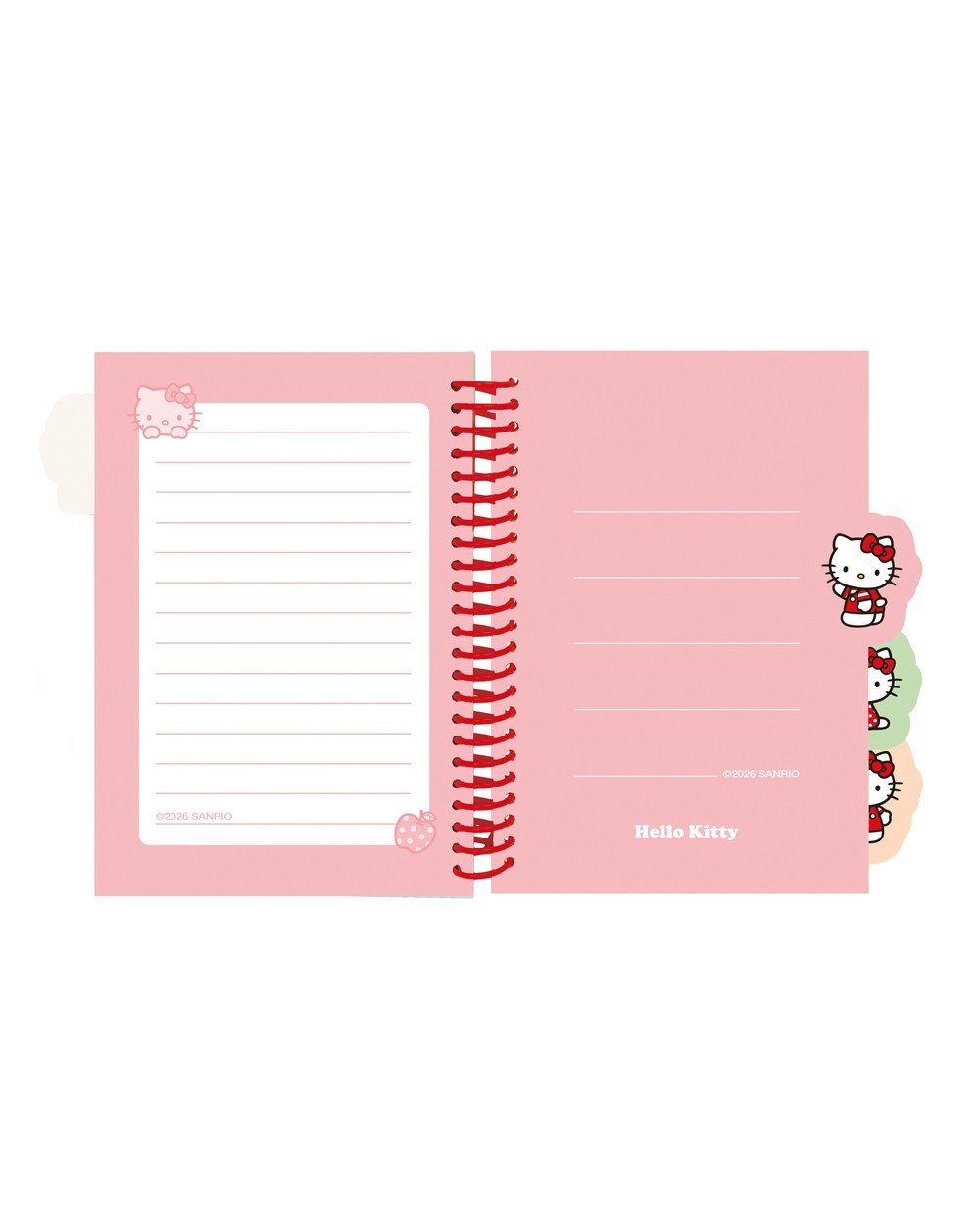 Bloc de notas safta a5 hello kitty stationery