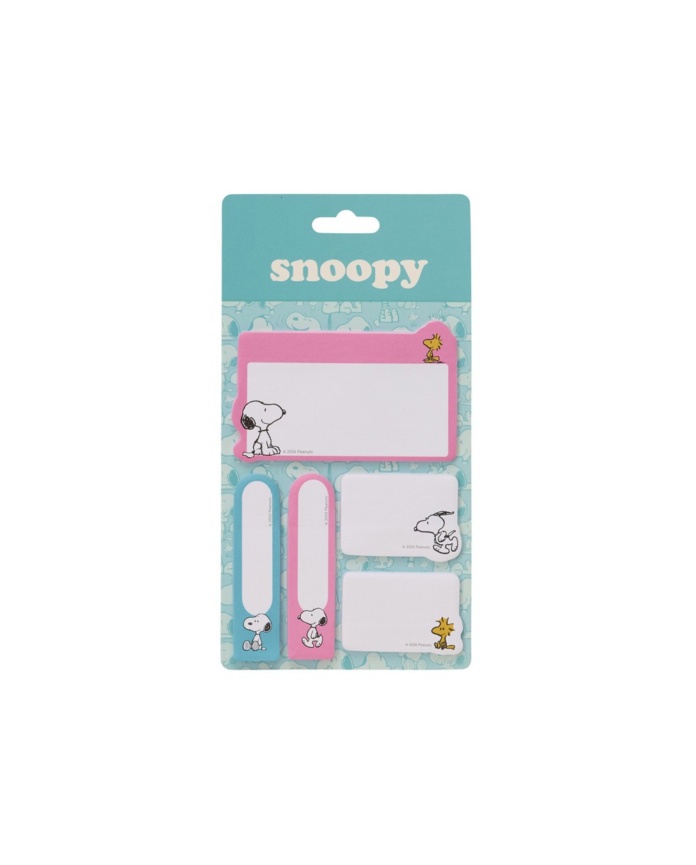 Blister post it safta snoopy stationery 200x100 mm