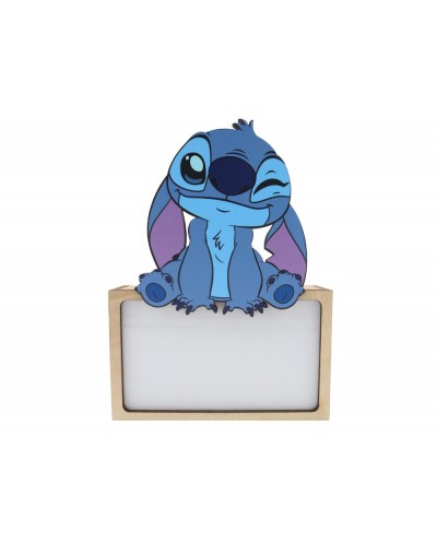 Lampara personalizable madera stitch