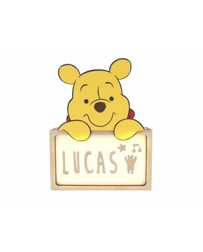 Lampara personalizable madera winnie
