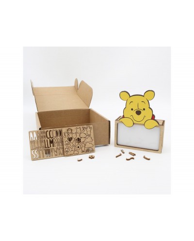 Lampara personalizable madera winnie