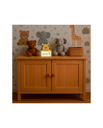 Lampara personalizable madera winnie