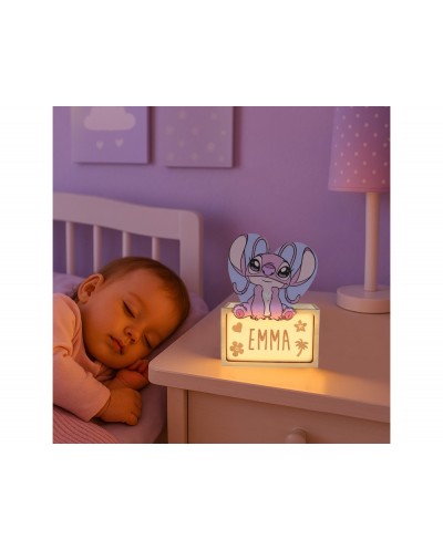 Lampara personalizable madera angel