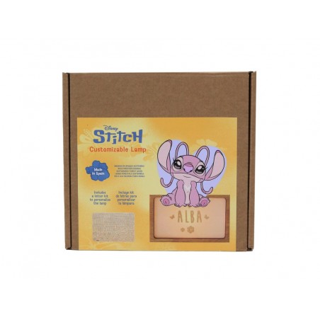 Lampara personalizable madera angel