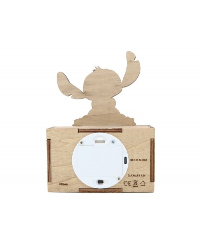 Lampara personalizable madera stitch