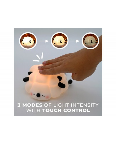 Lampara iluminacion noche sheep black