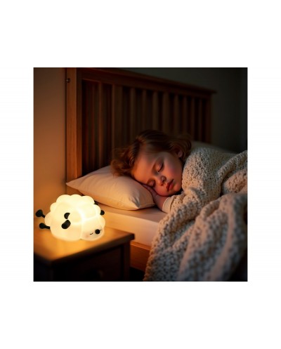 Lampara iluminacion noche sheep black