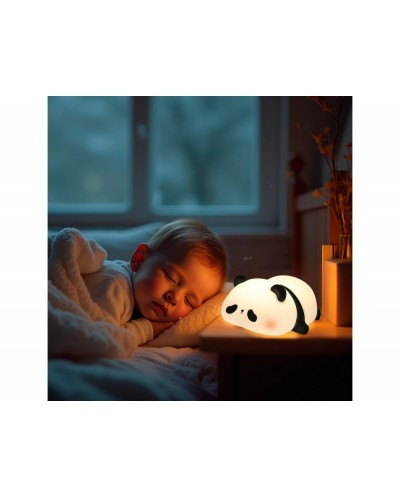 Lampara iluminacion noche panda