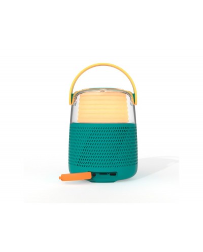 Altavoz karaoke mob con microfono bluetooh azul