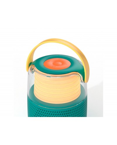 Altavoz karaoke mob con microfono bluetooh azul