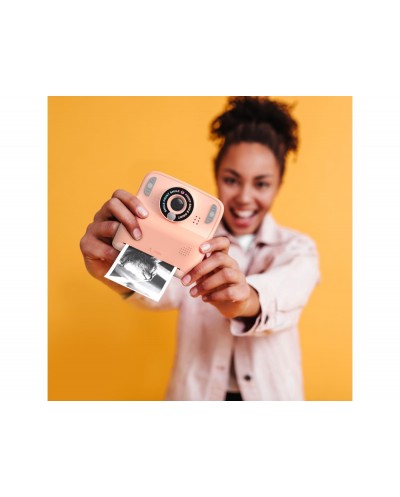 Camara instantanea rosa 12mpx pantalla lcd 24