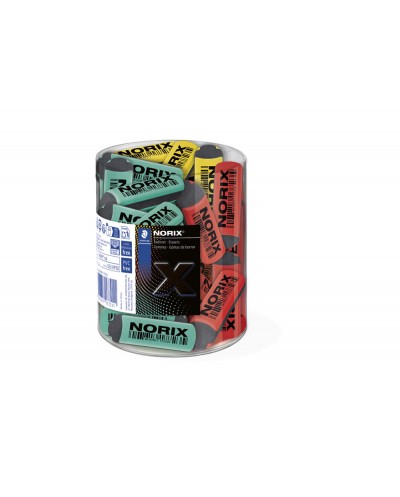 Goma de borrar staedtler norix cubilete de 30 unidades colores surtidos