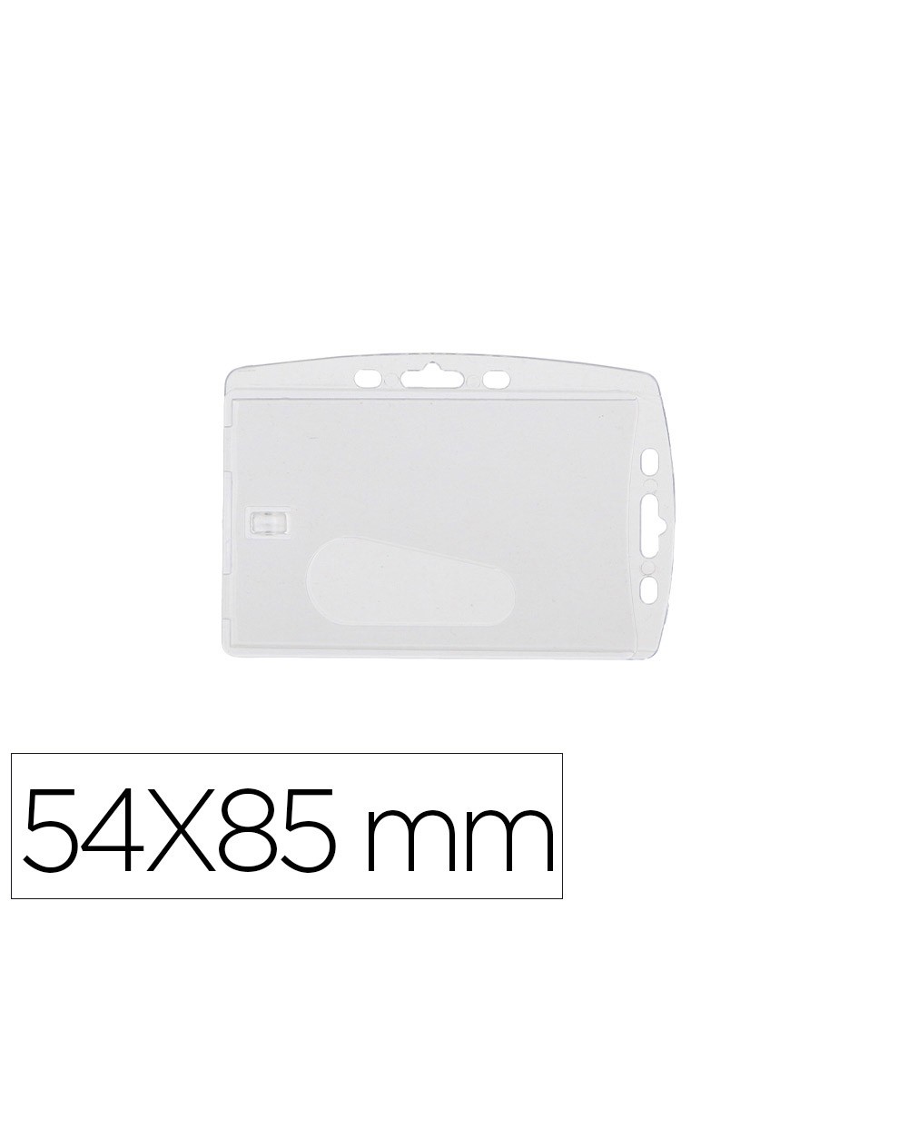 Identificador q connect uso vertical horizontal 54x85 mm