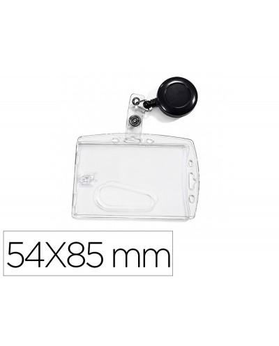 Identificador q connect con cordon extensible uso vertical horizontal 54x85 mm